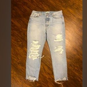 Grlfrnd Karolina Real As You High-Rise Skinny Leg Women's Blue 32